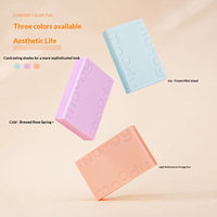 Boîte en plastique rectangulaire personnalisée, boîte de rangement colorée pour lentilles de contact, outil de pose, double étui, miroir pour lentilles de contact