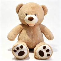 Peluche géante promotionnelle en gros, grande coque de peluche semi-finie non rembourrée pour cadeaux et jouets