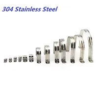 Collier de serrage en forme de U M5-M120 304 colliers de selle en acier inoxydable pour tubes