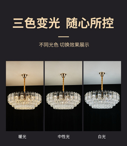 Nhà máy trực tiếp LED Sắt Vàng Trần Đèn Chùm & đèn Mặt dây chuyền độ sáng cao 3-năm Bảo Hành Giao hàng nhanh chóng giá - Product Image 5