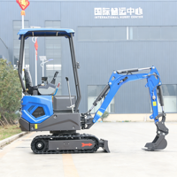 Mini-excavatrice chinoise pour usage agricole, conforme EPA, 1 tonne, 2 tonnes, 3,5 tonnes, petite pelle pour usage domestique