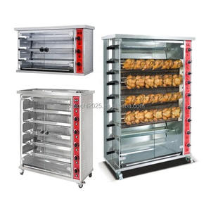 Prix Usine Équipement de Cuisine Professionnel : Machine à Rôtir le Poulet au Gaz et Électrique, 2, 3, 4, 5, <span class=keywords><strong>6</strong></span> Broches, à Vendre - Product Image 1