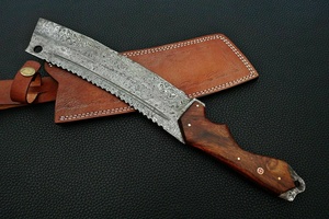 Dao Cắt Bếp Chuyên Nghiệp Bằng Thép Damascus Tùy Chỉnh Chất Lượng Cao Cán Dao Đầu Bếp Quà Tặng Sinh Nhật & Kỷ Niệm Tốt Nhất Bằng Gỗ Hồng - Product Image 6