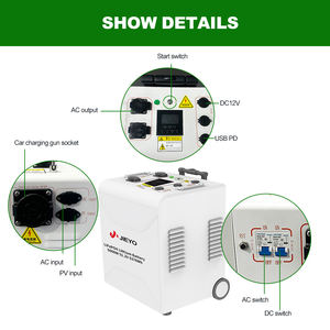 5000W Draagbare Energie Centrale 5376Wh 51.2V LiFePO4 Zuivere Sinusgolf Buiten Mobiele Zonnegenerator Auto Noodstroomvoorziening <span class=keywords><strong>Trolley</strong></span> - Product Image 3