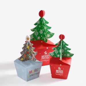Caja de Papel para Dulces Navideños Personalizada con Impresión de Logotipo, Caja de Cartón Plegable para Galletas, Pasteles y Regalos - Product Image 5