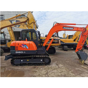 DOOSAN DH60-7 DH 60 6T 6Tonnes Mini-Excavatrice sur Chenilles d'occasion, Flexible, Originale, Fiable, Coréenne, pour la Construction Municipale - Product Image 6