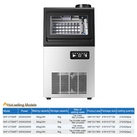 Máquina para Hacer Cubos de Hielo Industrial y Comercial Multifuncional de Excelente Calidad, Uso Comercial, Potente, 5 kg, Alta Automatización