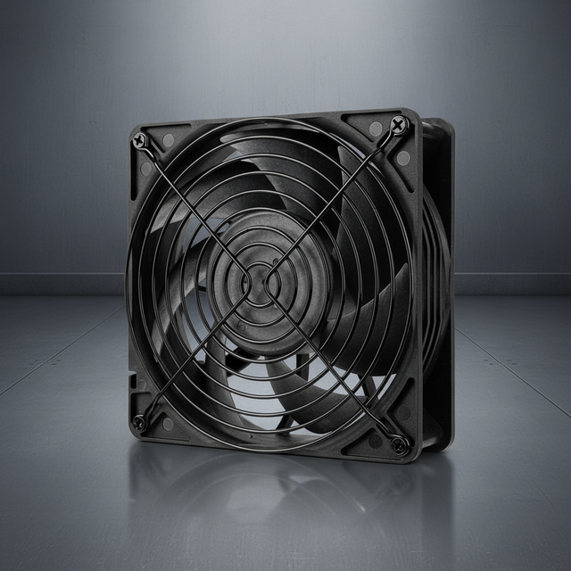 SilverStone Custom High Efficiency Electric Industrial Fan Two Ball Bearing 140x140x25mm Aluminum Copper ABS Low Computer Case