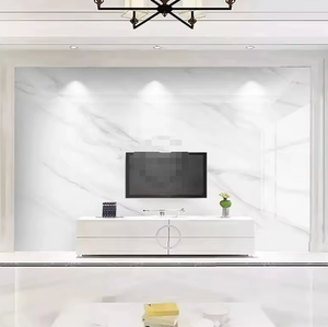 Fondo de <span class=keywords><strong>TV</strong></span> de lujo moderno, papel tapiz de mármol para decoración de pared de sala de dibujo - Product Image 1