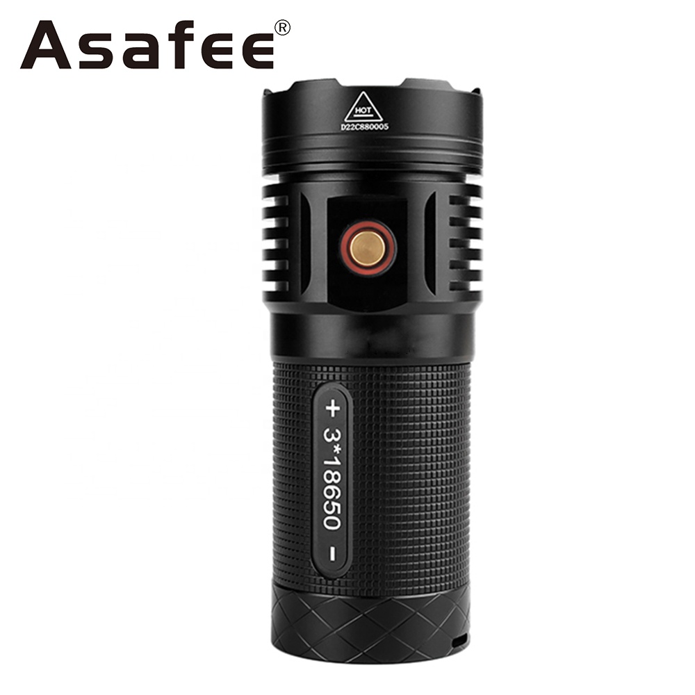 Фонарик для активного отдыха XHP50.2, водонепроницаемый перезаряжаемый мощный фонарик для самообороны, 8000 лм