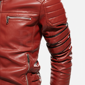 Veste en cuir de qualité supérieure M0VA TEXTILES, vêtements de mode, veste en cuir pour hommes, veste en cuir de haute qualité, logo personnalisé - Product Image 1