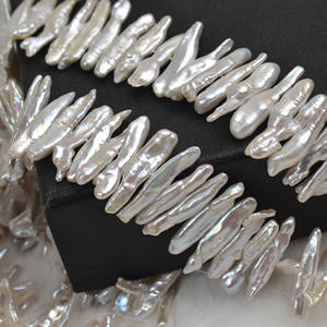 Perles baroques naturelles économiques 6-27 mm, perles Pipa perforées de forme irrégulière, perles en vrac pour bijoux DIY - Product Image 2