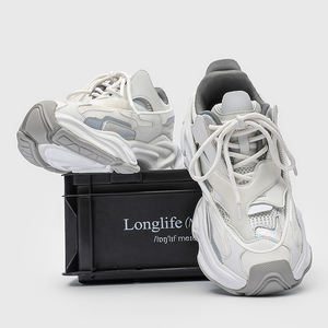 Zapatillas deportivas gruesas para hombre de alta calidad con absorción de impactos elástica, para correr, entrenamiento al aire libre, baloncesto, con LOGO personalizado. - Product Image 4