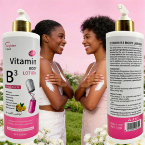 OEM Großhandel Natürliche Vitamin B3 Hyaluronsäure Körperlotion Aufhellend Feuchtigkeitsspendend Straffend Reich an Pflanzlichem Kollagen Tägliche Pflege - Product Image 3