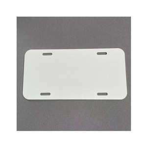Fabricante 12 "x 6" blanco espacios en blanco tinte sublimación <span class=keywords><strong>de</strong></span> aluminio matrícula <span class=keywords><strong>de</strong></span> bicicleta personalizada sublimación impresión etiquetas <span class=keywords><strong>de</strong></span> bicicleta - Product Image 5