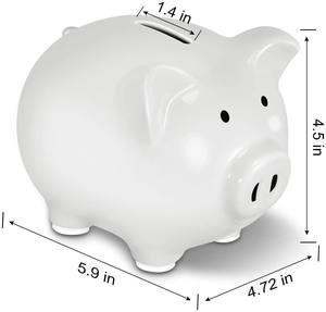 Alcancía de cerámica para niños, Banco de dinero, regalo y recuerdo - Product Image 4