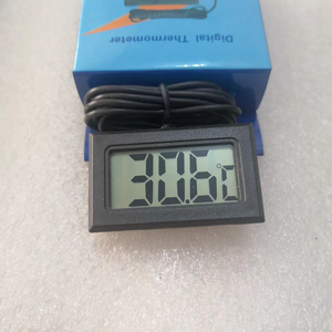 Termômetro <span class=keywords><strong>Digital</strong></span> LCD Retangular de Plástico Ecológico para Aquário, Geladeira e Freezer - Medidor de Temperatura da Água - Product Image 2