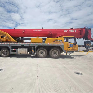 Sany 130T Crane มือสองสภาพใช้งานส่วนประกอบหลักได้แก่เครื่องยนต์มอเตอร์และกระปุกเกียร์และปั๊มอยู่ในสภาพดี - Product Image 1