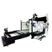 Centre d'usinage à portique 5 axes TSMV-5030 robuste, haute précision pour le contrôle automatique, machine CNC pour le traitement des métaux