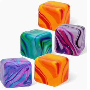 Juguete Antiestrés de Azúcar de Malta en Cubos de Hielo Flow Mark, Juguete para Aliviar el Estrés, Juguete de Azúcar de Malta en Cubos de Hielo para Apretar - Product Image 1