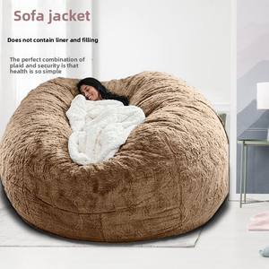 Sofá Cama grande gigante con tapicería de tela, muebles de sala de estar, funda para sofá cama Perezoso - Product Image 2