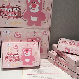 工厂批发定制印刷，为蛋糕、甜甜圈、巧克力、糕点盒、外卖盒牛皮纸设计动画 - Product Image 5