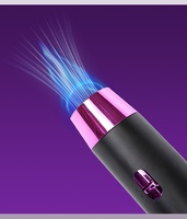Sèche-cheveux 3-en-1 professionnel avec bouton interne, brosse soufflante, appareil de coiffage à air chaud, massage du cuir chevelu et lisseur de cheveux
