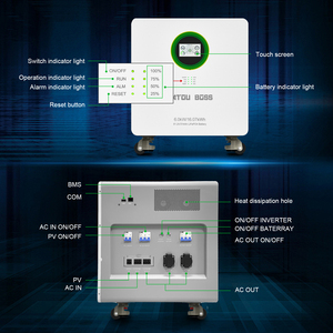 6kw+16kwh Solar Energy System - Home Photovoltaic Energy Storage Integrated Unit - 16KWh <b>Battery</b> - 6KW - Product Image 1