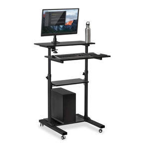 Unique mobile <span class=keywords><strong>bureau</strong></span> poste de travail <span class=keywords><strong>bureau</strong></span> <span class=keywords><strong>pliable</strong></span> avec roues <span class=keywords><strong>bureau</strong></span> informatique <span class=keywords><strong>sur</strong></span> <span class=keywords><strong>roulettes</strong></span> hauteur réglable <span class=keywords><strong>bureau</strong></span> cadre debout - Product Image 2