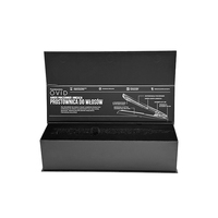 Custom Logo Printed Matte Laminated Curling Iron Flat Iron Packaging Magnetic Gift Box for Hair Straightener