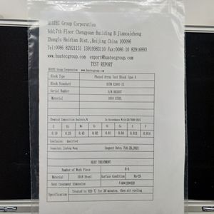 Blocs d'étalonnage ultrasoniques HUATEC pour tests UT, blocs d'étalonnage à phases de type A/B - Product Image 6