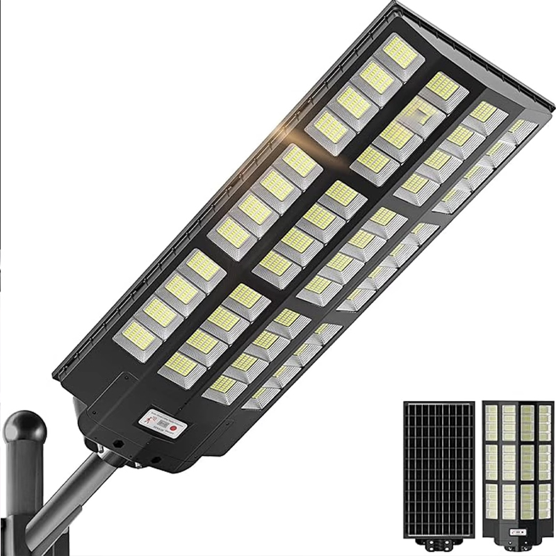 High Brightness Street Light IP67 Waterproof Integrated LED ABS Body All in One Solar Street Light with Radar Motion Sensing