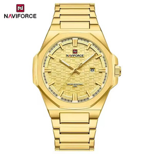 นาฬิกา NAVIFORCE รุ่น 9245 นาฬิกาข้อมือแฟชั่นผู้ชาย สไตล์ลำลอง กันน้ำ 3 ATM แสดงวันที่ นาฬิกาควอตซ์แท้ - Product Image 1