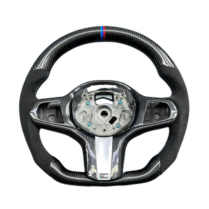 Volante Deportivo M de Fibra de Carbono Real para <span class=keywords><strong>BMW</strong></span> M5 G30 G31 G38 G32 G11 G12 G16 <span class=keywords><strong>M8</strong></span> G06 G01 G06 G07 F90 X3M con Calefacción - Product Image 3