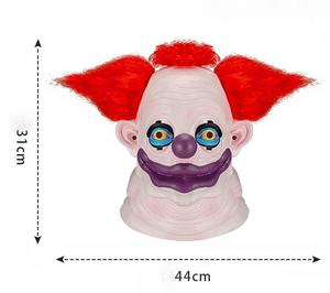 Maschera da Clown <span class=keywords><strong>in</strong></span> lattice 2025 di Halloween con maschera da ballo ricaricabile da Bar Smile Grimace Face per feste natalizie di compleanno di pasqua - Product Image 3