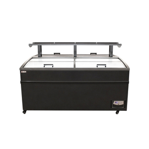 Congelador Comercial Grande de Una Sola Temperatura, Equipo de Refrigeración, Vitrina Combinada Tipo Isla para Exhibición de Helados en Supermercados - Product Image 1