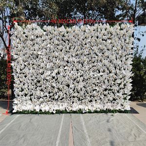 Venta al por Mayor de Arreglos Florales Artificiales de Seda Enrollables Hechos a Mano en 5D, Decoraciones de Pared para Bodas - Product Image 2