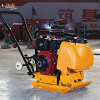 Compacteur de plaques vibrantes pour routes en asphalte à moteur essence ZUJI certifié CE PC60
