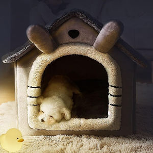 Großhandel Hot Selling Filz Höhlen bett Zelthaus Kleines Hunde bett Warmes weiches Filz Haustier bett Haus - Product Image 4