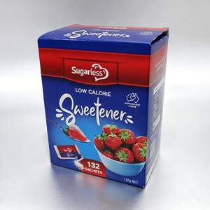 Caja de Cartón Plegable de Alta Gama con Logotipo Personalizado, Apta para Alimentos, Fácil de Abrir, para Envasar Alimentos Secos, Condimentos y Edulcorantes Bajos en Calorías - Product Image 4