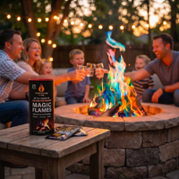 Prix d'usine – Paquets de flammes magiques à couleurs changeantes pour le camping – Accessoires essentiels pour l'extérieur