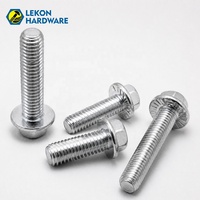 Vis à tête hexagonale dentelée chinoise LEKON DIN 6921 M5-M16 en acier inoxydable A2-70 finition brute pour la construction