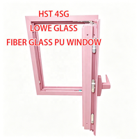 Proveedor de Ventanas de PU, Ventana Compuesta de Fibra de Vidrio y PU, Ligera y de Alta Resistencia, Puerta de GFRPU en Lugar de Ventana de Aleación de Aluminio