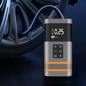 Güçlü ürün işlevselliği atlama marş 10400mAh Mini araba lastik şişirme 12V ile LED ışık araba bisiklet için