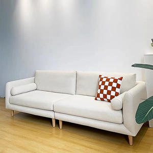 Conjunto de sofá de sala de estar nórdico de tela de lujo sofás de 4 Plazas de tela de terciopelo baratos de alta calidad para el hogar - Product Image 3