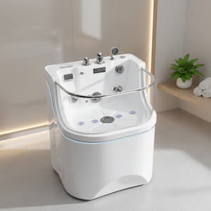 <span class=keywords><strong>CIDON</strong></span> 902 Plus Lujo Acrílico Independiente Interior Mascotas SPA Bañera Powered Leche Baño 80cm - Product Image 4