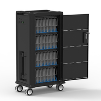 Station de charge mobile 64 ports pour téléphones, tablettes et ordinateurs portables, avec fonction de transfert de données, ignifuge en ABS