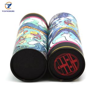 <span class=keywords><strong>Proworks</strong></span> Diseño personalizado Botella de agua aislada a todo color con tubo de papel biodegradable Embalaje Cilindro de regalo Caja de cartón - Product Image 2