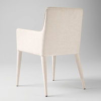 Fauteuil de salle à manger en tissu Track, plusieurs couleurs disponibles, design ergonomique, chaise de salle à manger moderne de luxe pour hôtel, villa, maison