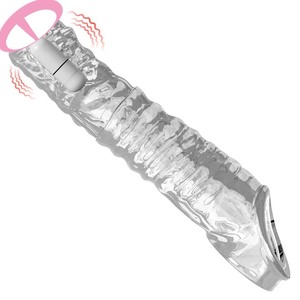 Préservatif extra long de 9 pouces (23 cm) avec anneau retardateur d'éjaculation, jouet sexuel vibrant, préservatif <span class=keywords><strong>XXL</strong></span>-<span class=keywords><strong>XXL</strong></span>-<span class=keywords><strong>XXL</strong></span> pour hommes, pour une durée sexuelle prolongée - Product Image 2